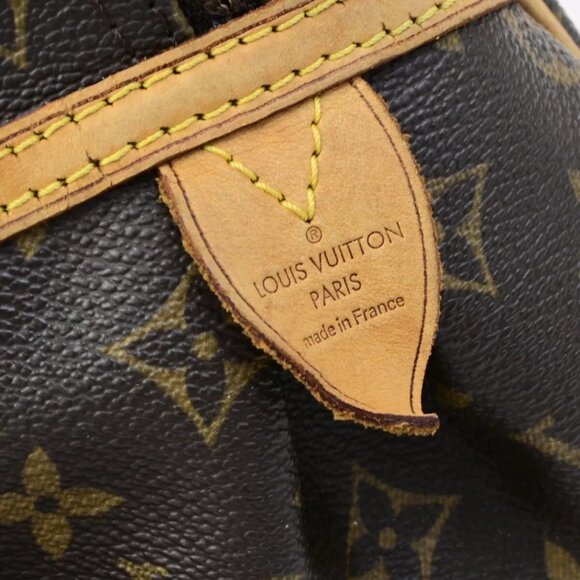 LOUIS VUITTON Montorgueil PM Shoulder Bag Monogram Leather Brown - Picture 3 of 16